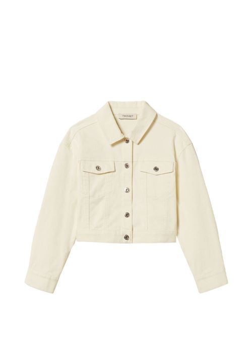 Capospalla bambina Twinset bianco TWINSET Kids | 261GJ210000526